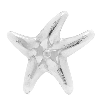 Tiffany Sterling Silver 15mm Elsa Peretti Starfish Earrings 4 of 7