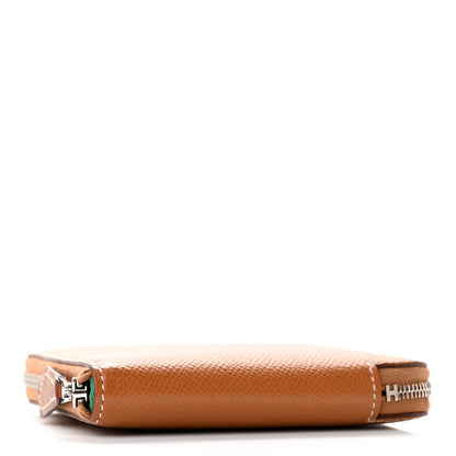Hermes Epsom Silk'in Compact Wallet Gold 4 of 10