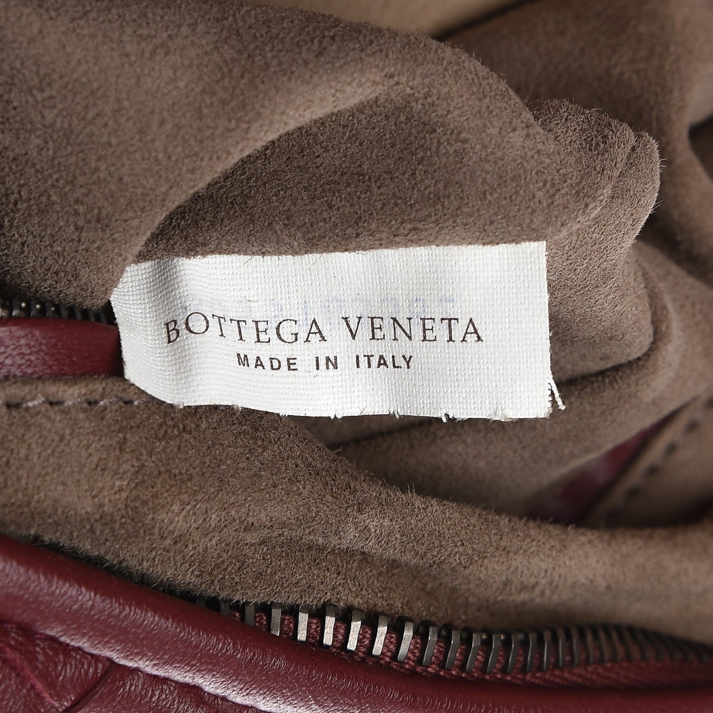 Nappa Intrecciato Large Veneta Hobo Barolo