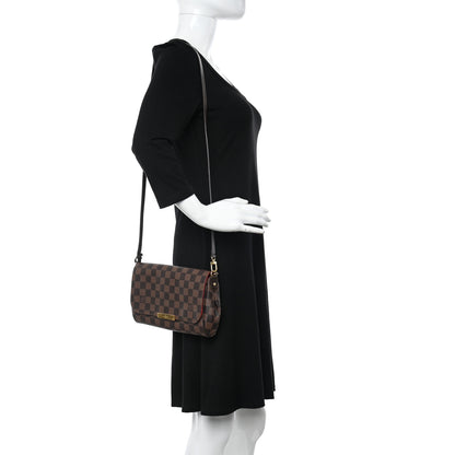 Louis Vuitton Damier Ebene Favorite MM 2 of 12