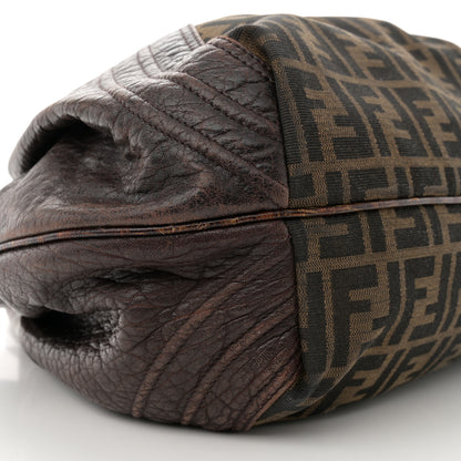 Fendi Zucca Nappa Nuvolata Vitello Tortuga Spy Tobacco Moro 9 of 18