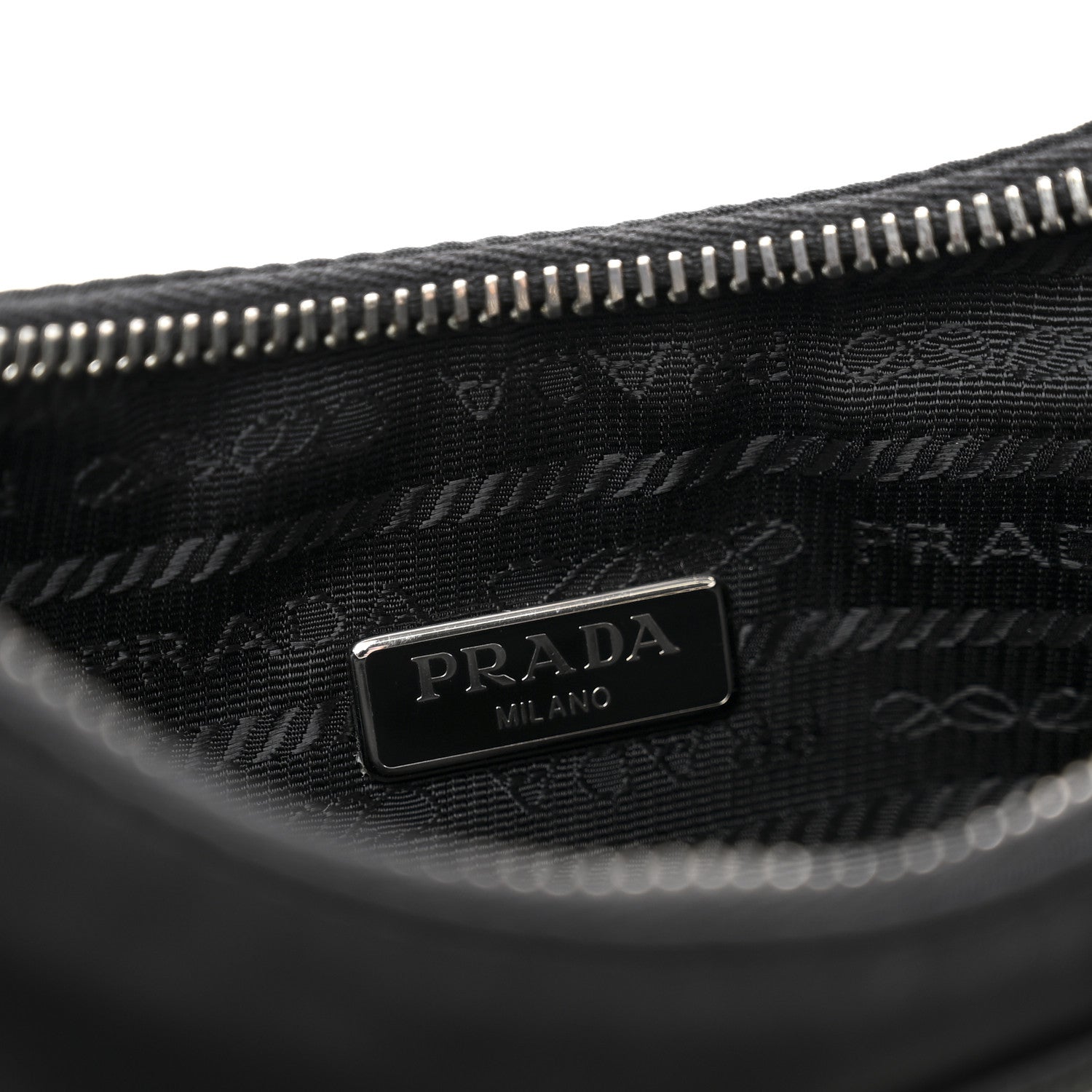 Prada Nylon Re-Edition 2005 Shoulder Bag Black 6 of 14