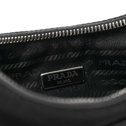 Prada Nylon Re-Edition 2005 Shoulder Bag Black 6 of 14