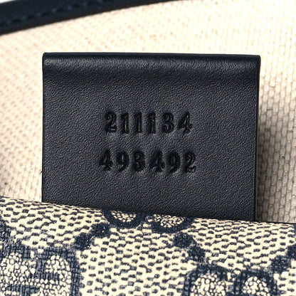 Gucci GG Plus Monogram Medium Signature Web Loop Tote Navy 7 of 9