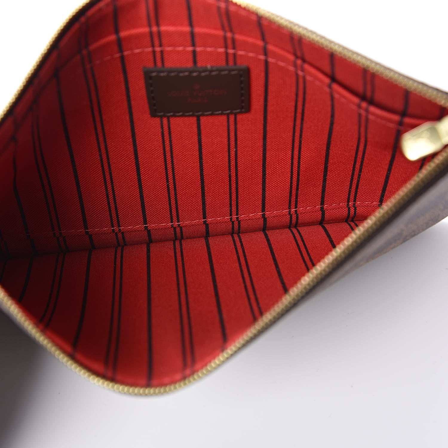 Louis Vuitton Damier Ebene Neverfull MM GM Pochette 5 of 8