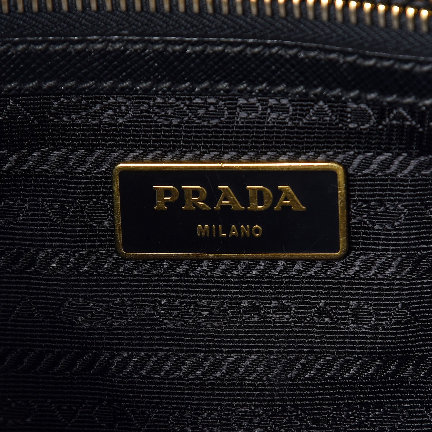 Prada Saffiano Small Galleria Double Zip Tote Black 6 of 9