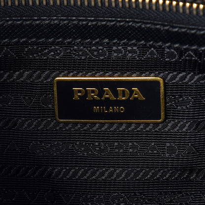 Prada Saffiano Small Galleria Double Zip Tote Black 6 of 9