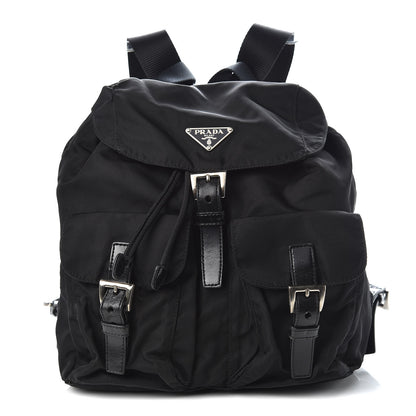 Prada Tessuto Nylon Vela Small Backpack Black 1 of 13