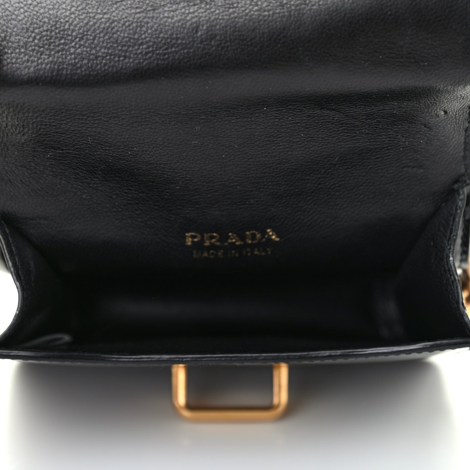 Prada Spazzolato Micro Cahier Bag Black 5 of 7