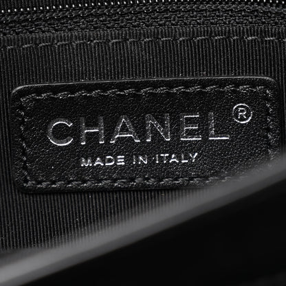 Chanel Calfskin Studded Chevron Quilted Flap Black 6 of 13