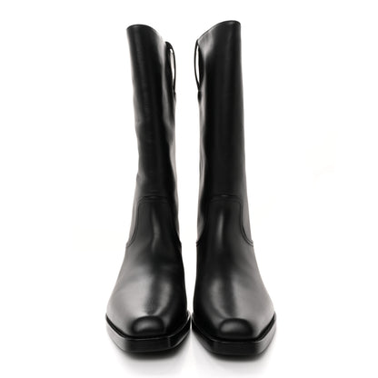 Chanel Calfskin CC High Boots 41 Black 2 of 8
