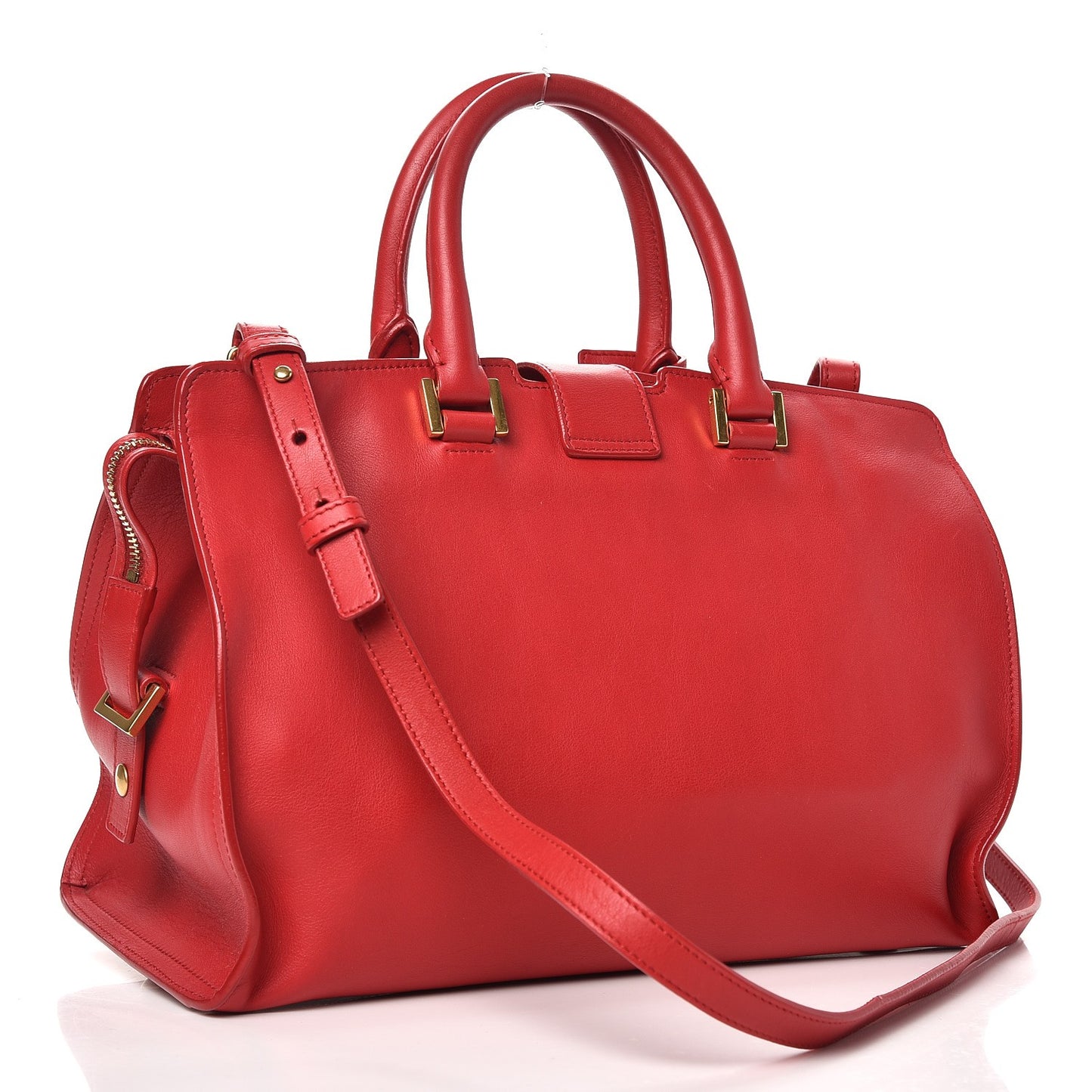 Calfskin Small Classic Y Cabas Rouge Orient