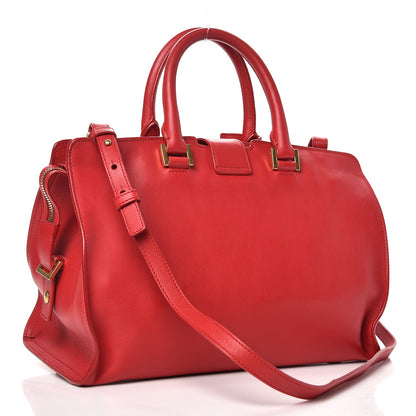 Saint Laurent Calfskin Small Classic Y Cabas Rouge Orient 3 of 6