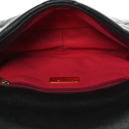 Chanel Shiny Goastskin Quilted Medium Chanel 19 Flap Black 4 of 9