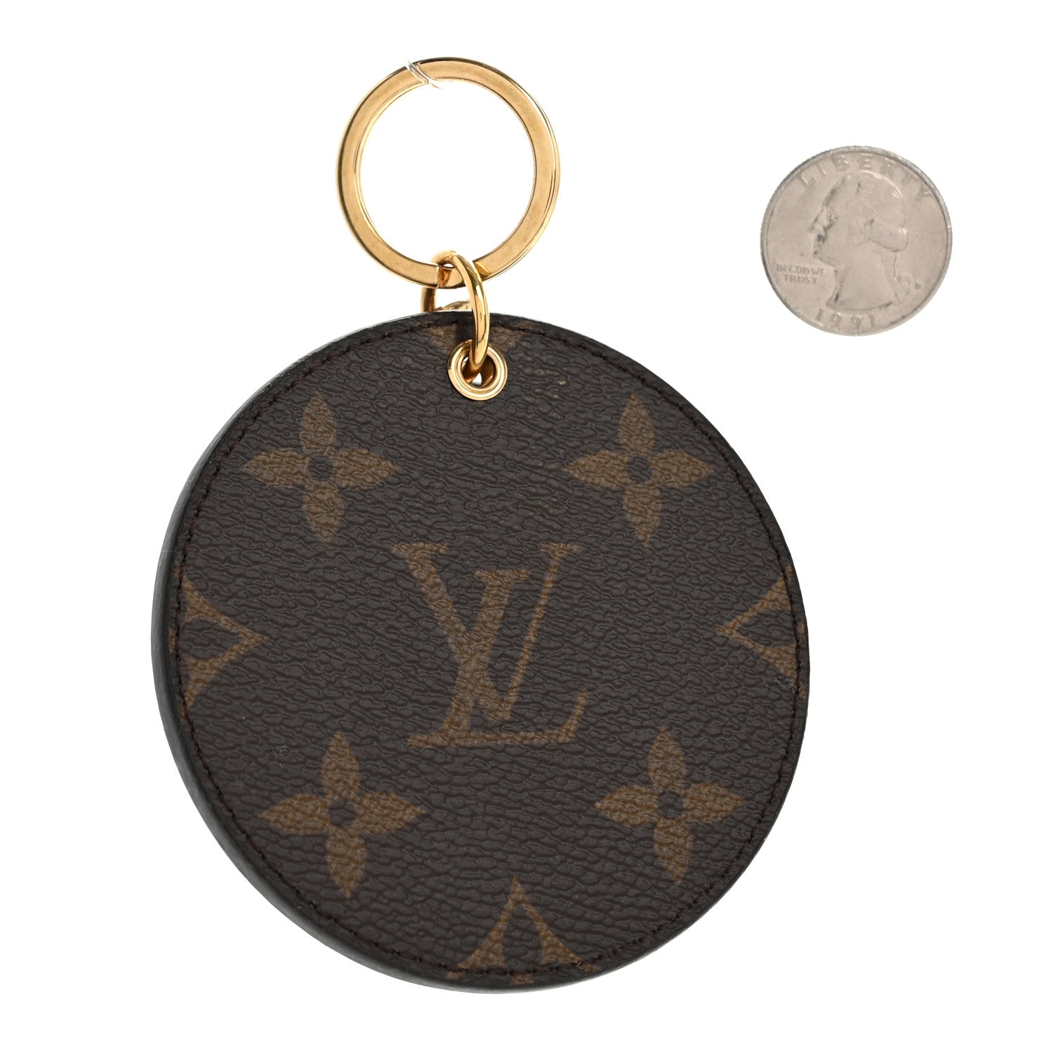 Louis Vuitton Monogram Reverse Key Holder Bag Charm 2 of 5