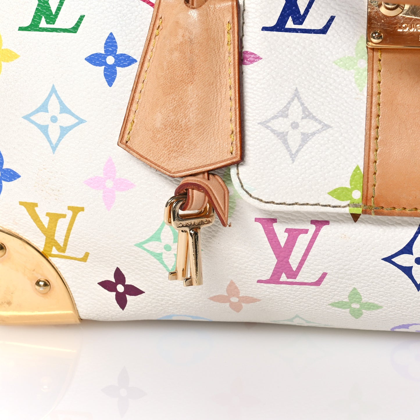 Monogram Multicolor Speedy 30 White