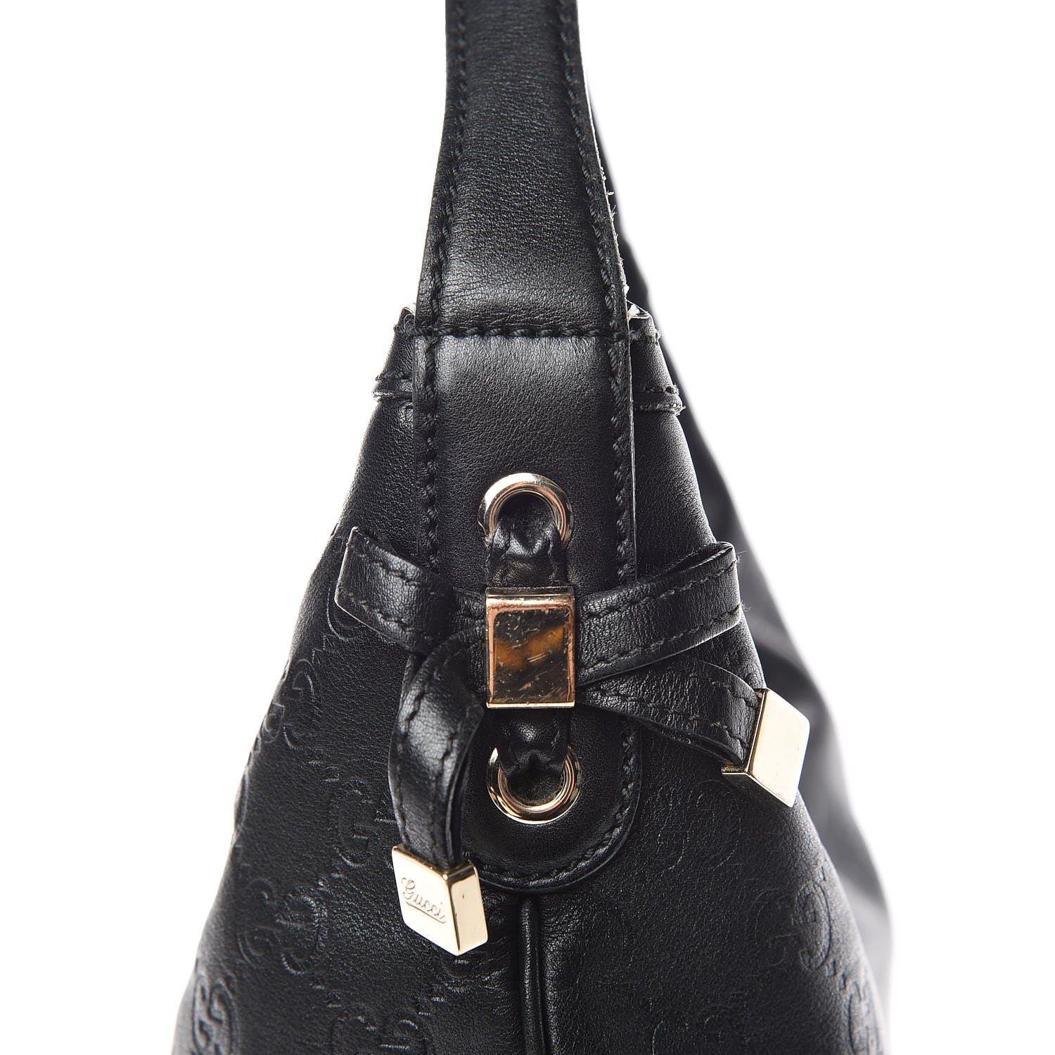 Gucci Guccissima Large Princy Hobo Black 13 of 14
