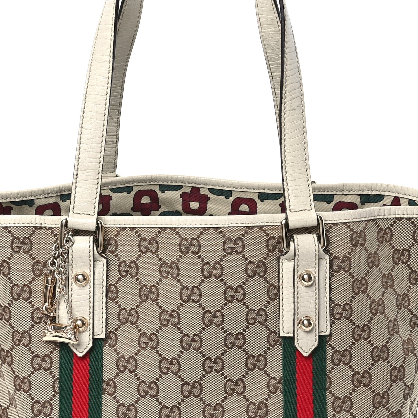 Monogram Medium Jolicoeur Tote White
