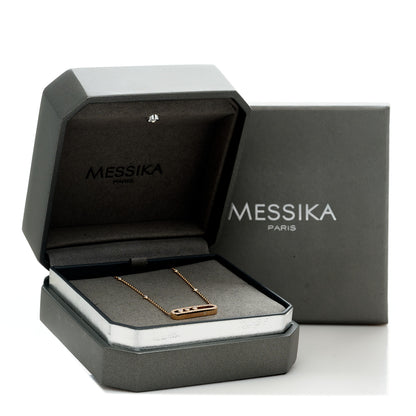 Messika 18K Rose Gold Diamond Baby Move Classic Pave Necklace 7 of 7