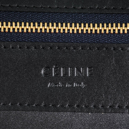 Celine Lambskin Horizontal Cabas Black 6 of 6