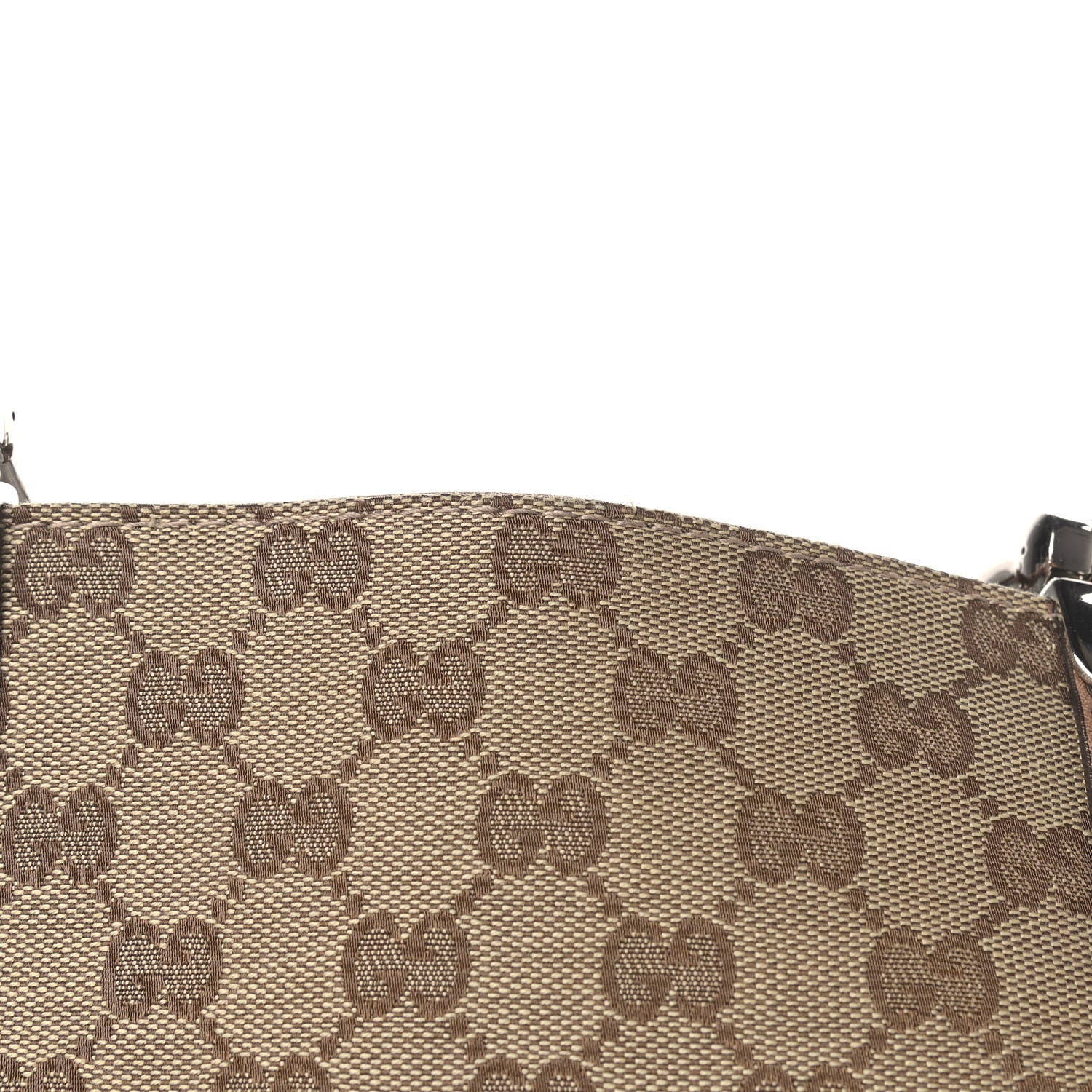 Gucci Monogram Medium Bamboo Bar Tote Brown 11 of 13