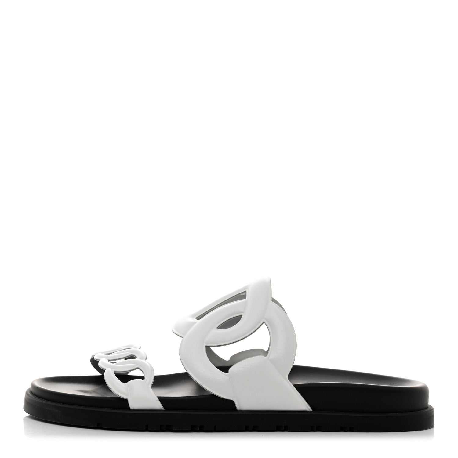 Hermes Nappa Womens Extra Sandals 39 White 1 of 9