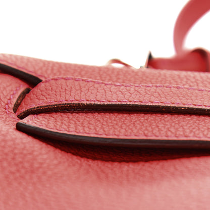 Hermes Taurillon Clemence Kelly Retourne 28 Rouge Casaque 17 of 22
