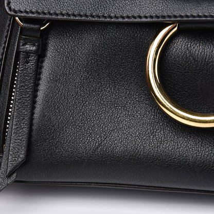 Chloe Calfskin Small Faye Day Shoulder Bag Black 7 of 12