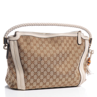 Gucci Monogram Medium Bella Hobo Off White 3 of 8