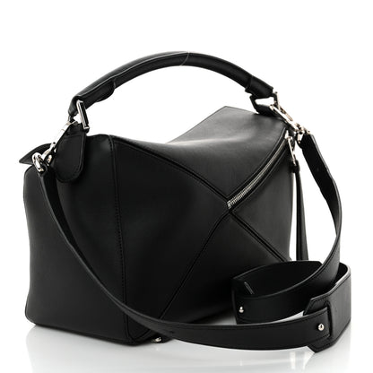 Loewe Calfskin Medium Puzzle Bag Black 3 of 12