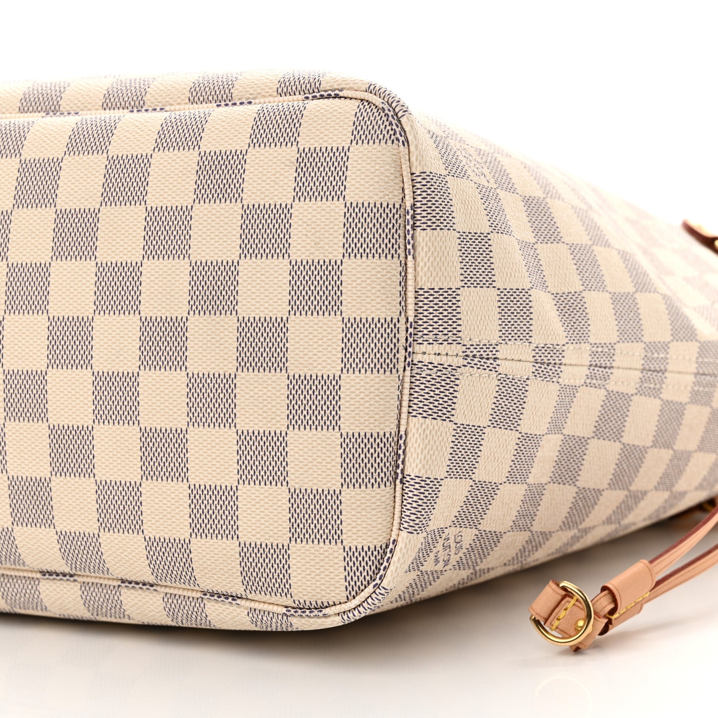 Damier Azur Neo Neverfull MM Rose Ballerine