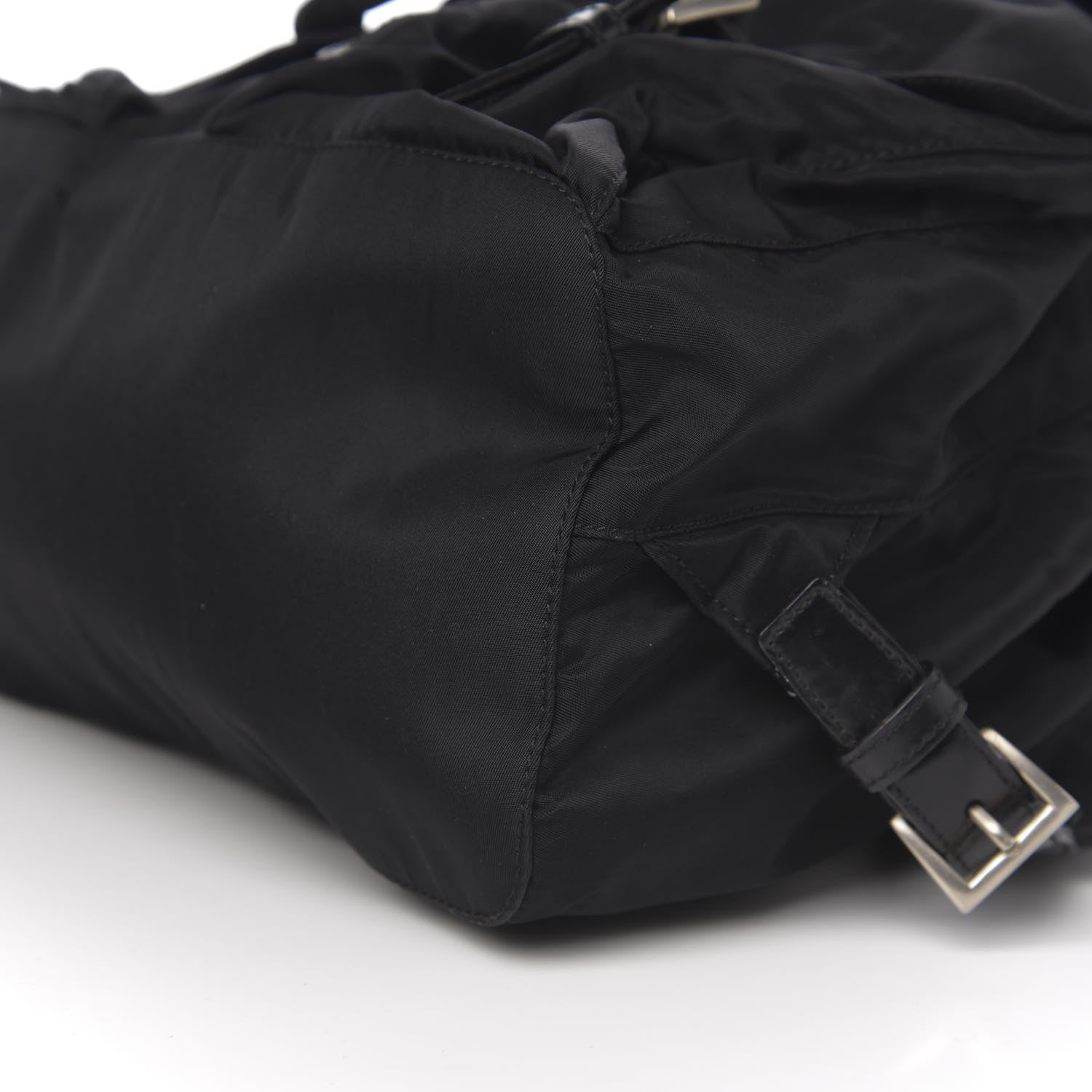Prada Nylon Vela Medium Backpack Black 7 of 10