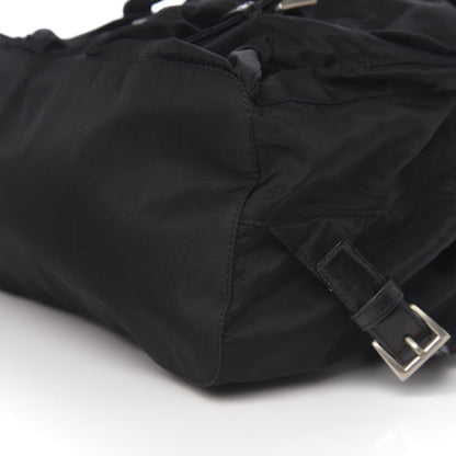 Prada Nylon Vela Medium Backpack Black 7 of 10