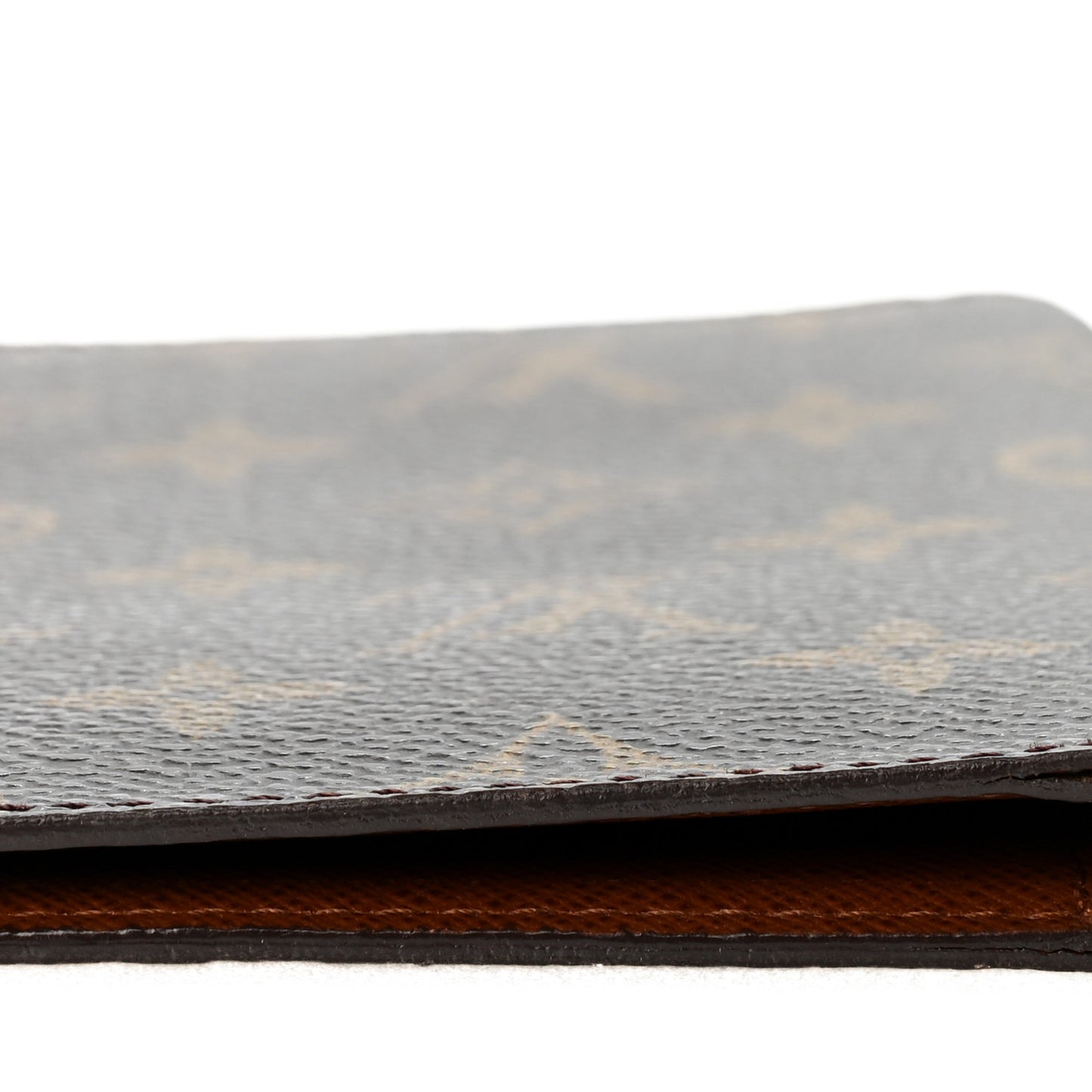 Monogram Checkbook Holder Case Wallet
