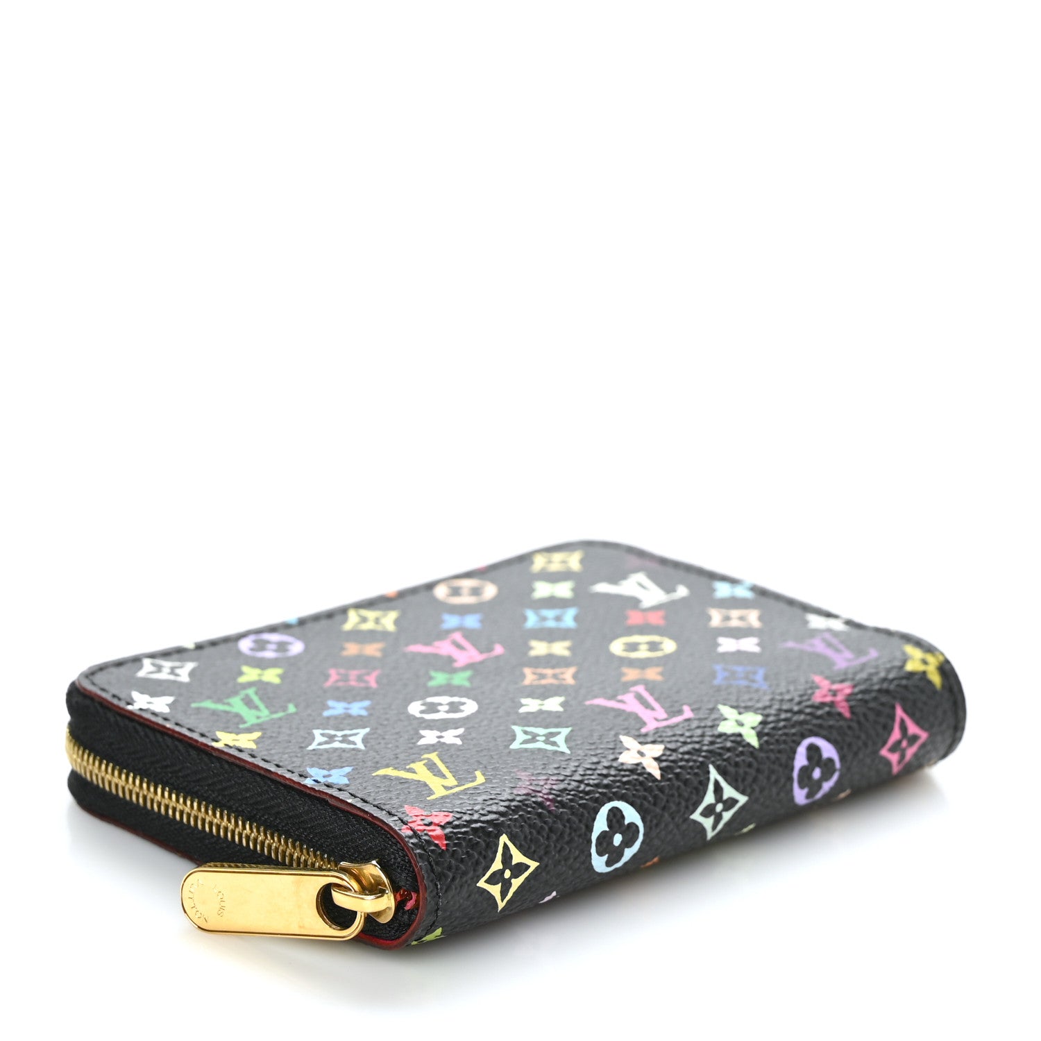 Louis Vuitton Monogram Multicolor Zippy Coin Purse Black Grenade 4 of 8