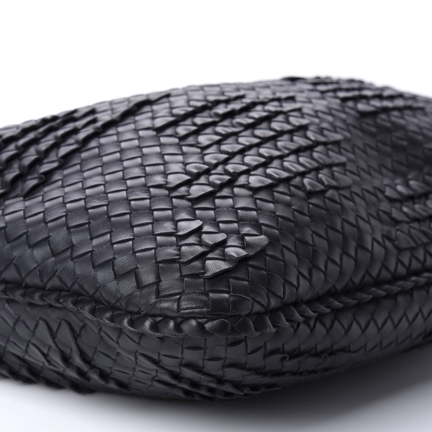 Nappa Intrecciato Large Veneta Hobo Black
