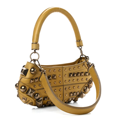 Burberry Prorsum Calfskin Studded Cadet Sling Bag Yellow Ocre 2 of 10