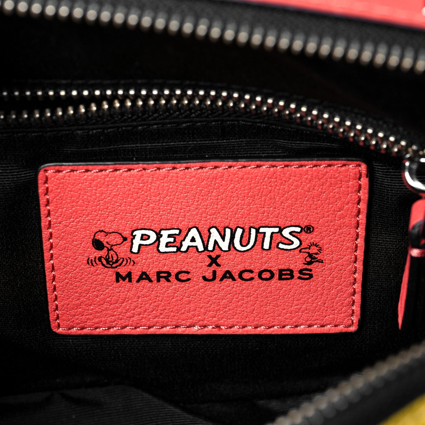 X Peanuts Calfskin The Box 20 Crossbody Yellow Multicolor