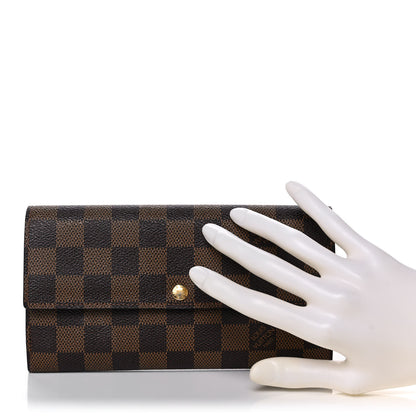 Louis Vuitton Damier Ebene Porte Tresor International Wallet 2 of 10