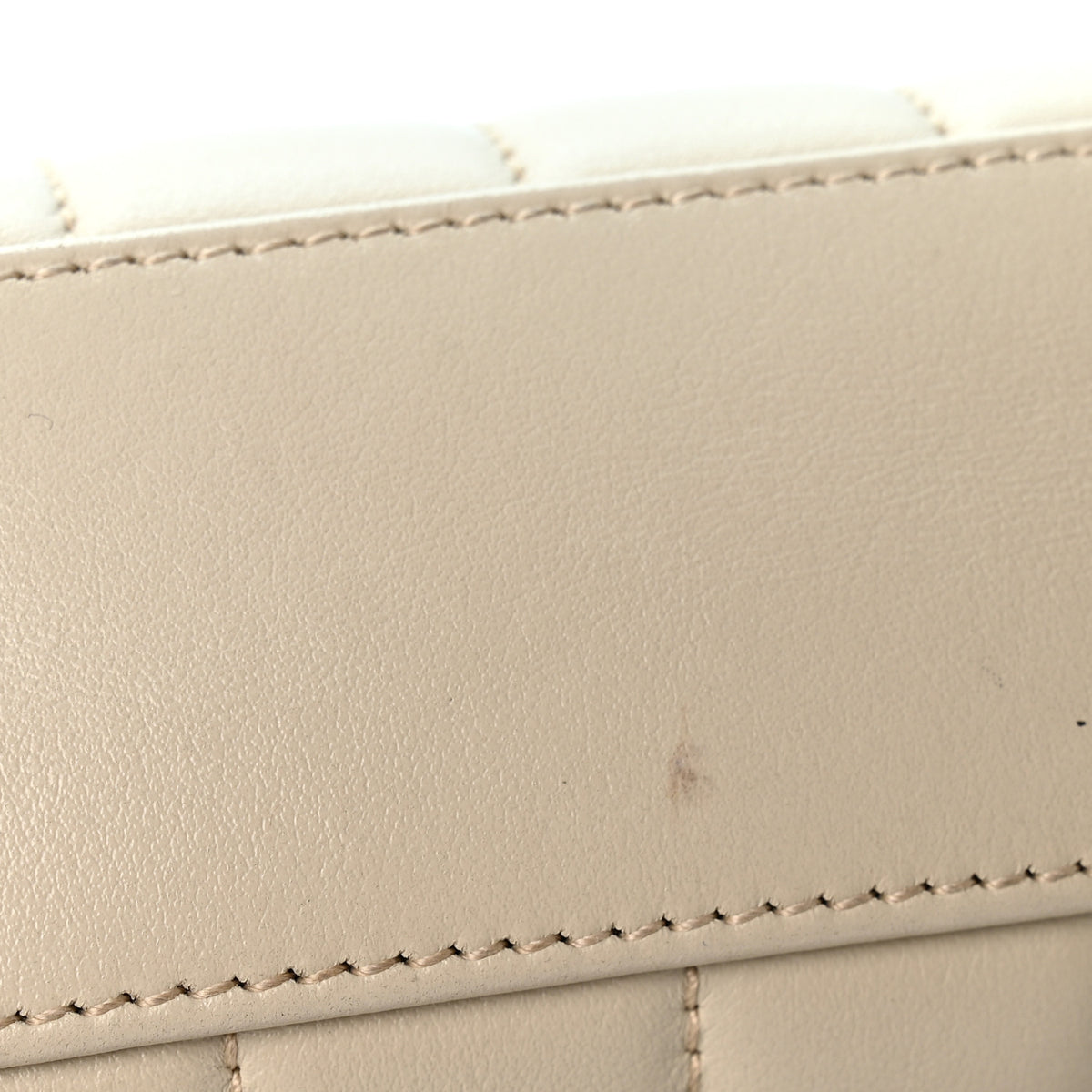 Calfskin Y Quilted Monogram Toy Loulou Crossbody Bag Blanc Vintage