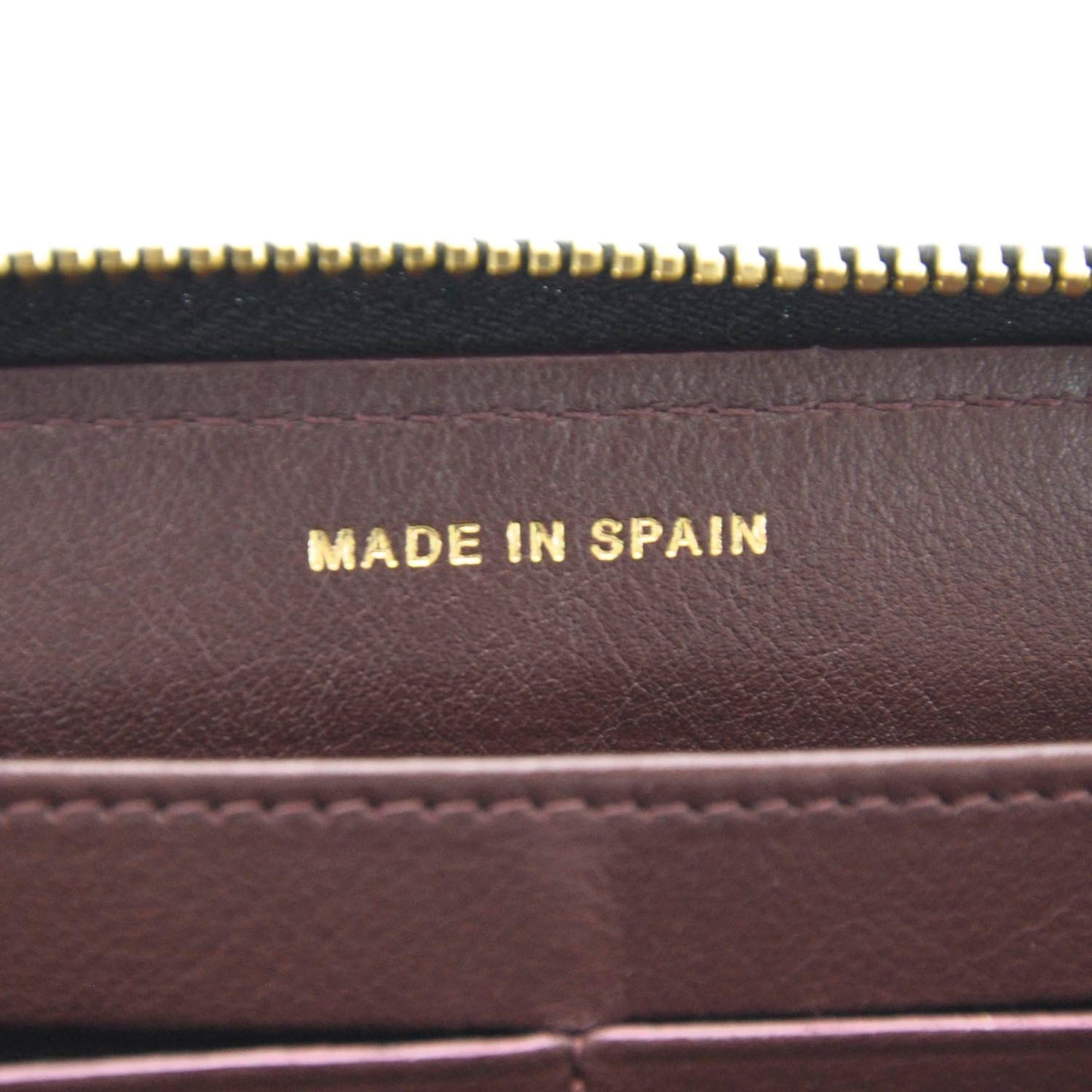 Caviar Large Gusset Zip Around Wallet Black