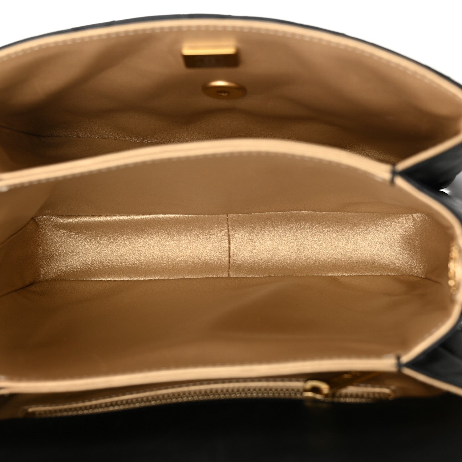 Chanel Lambskin Quilted Mini Medallion Multi Chain Flap Black 5 of 10