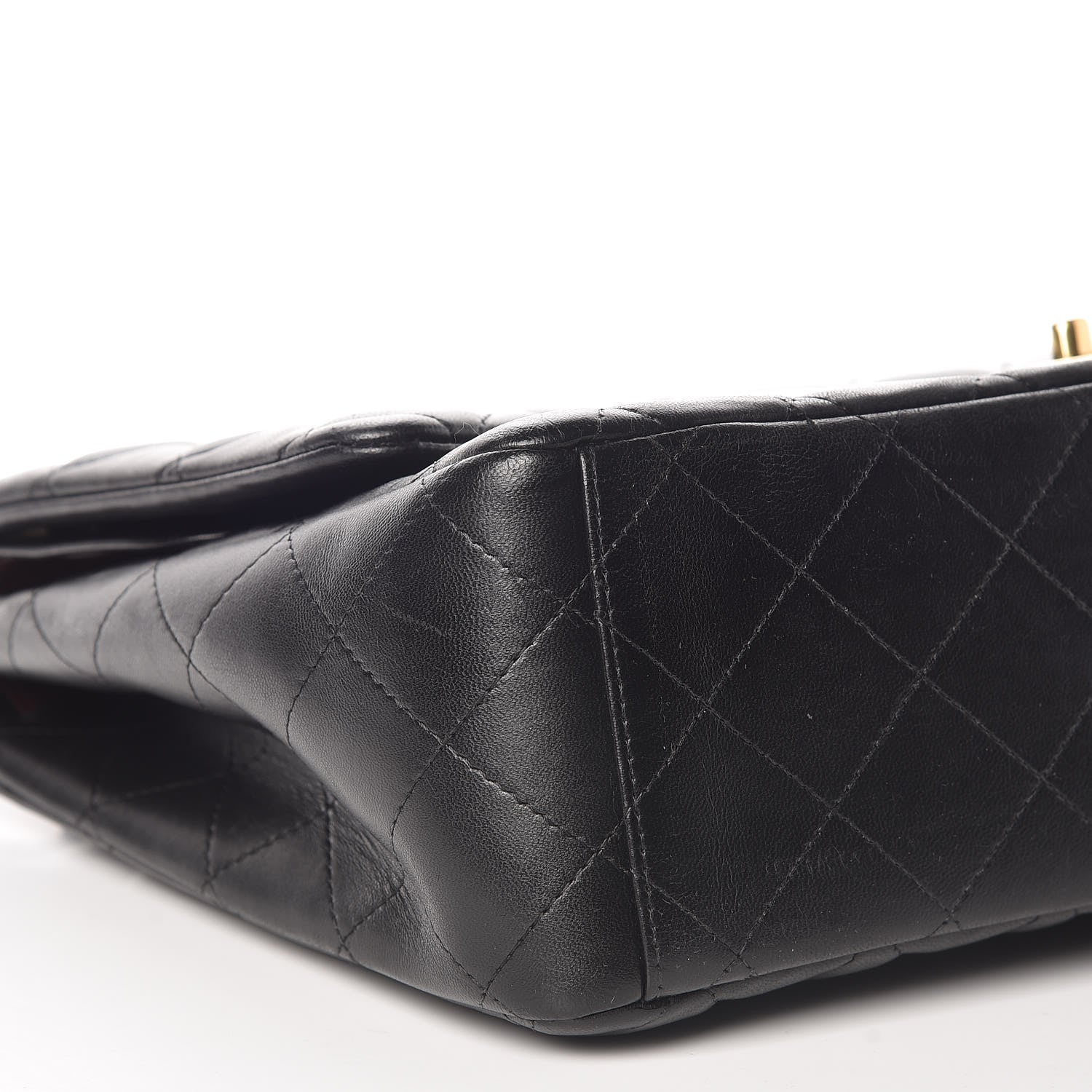 Chanel Lambskin Quilted Maxi Double Flap Black 8 of 9