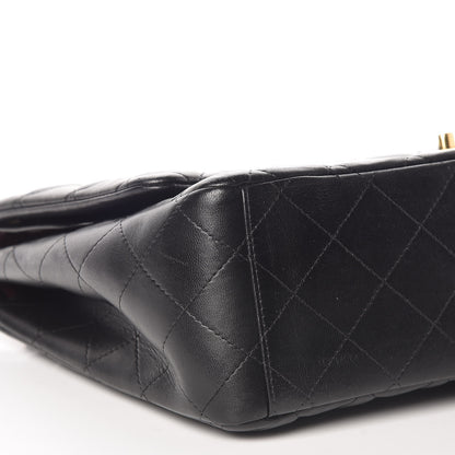 Chanel Lambskin Quilted Maxi Double Flap Black 8 of 9