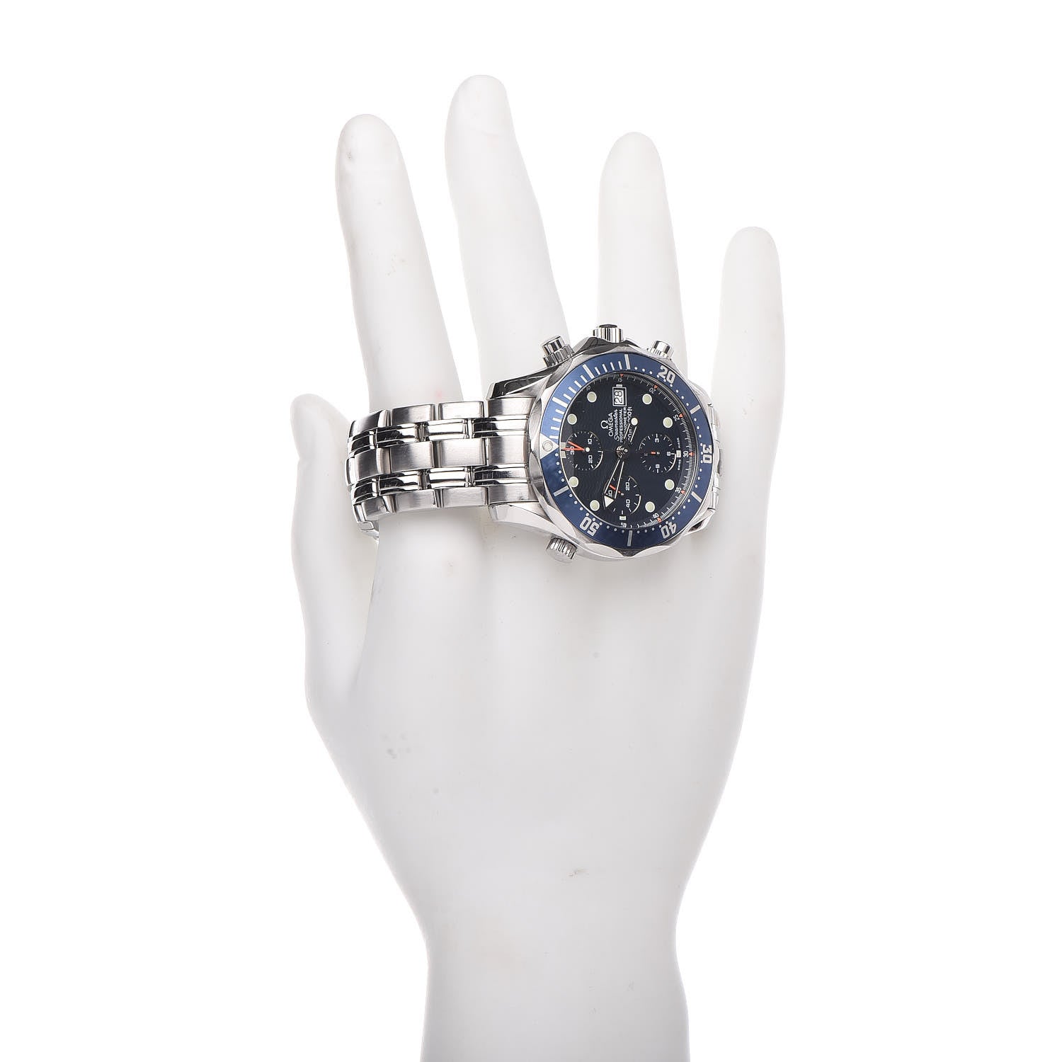 Omega Stainless Steel 42mm Seamaster 300M Chronograph Diver Automatic Watch Blue 2599.80.00 2 of 7