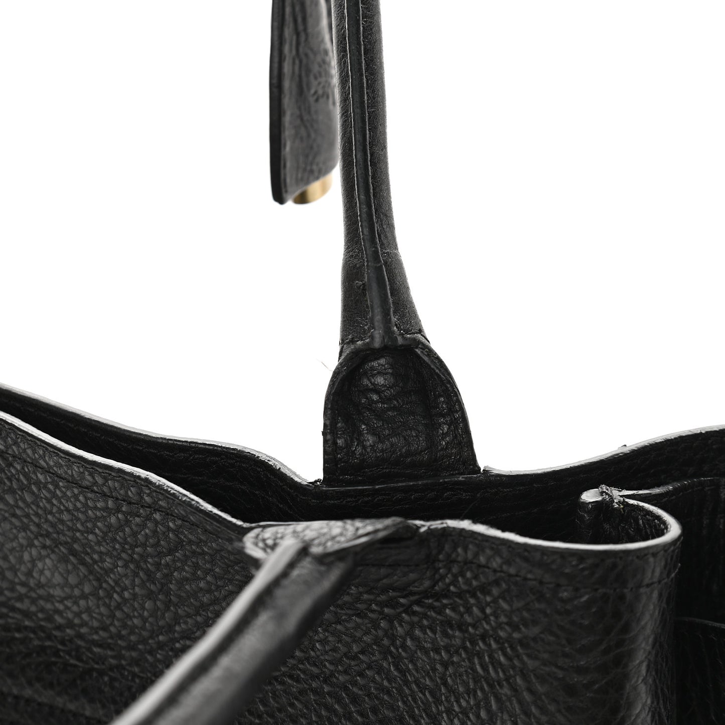 Natural Leather Bayswater Tote Black
