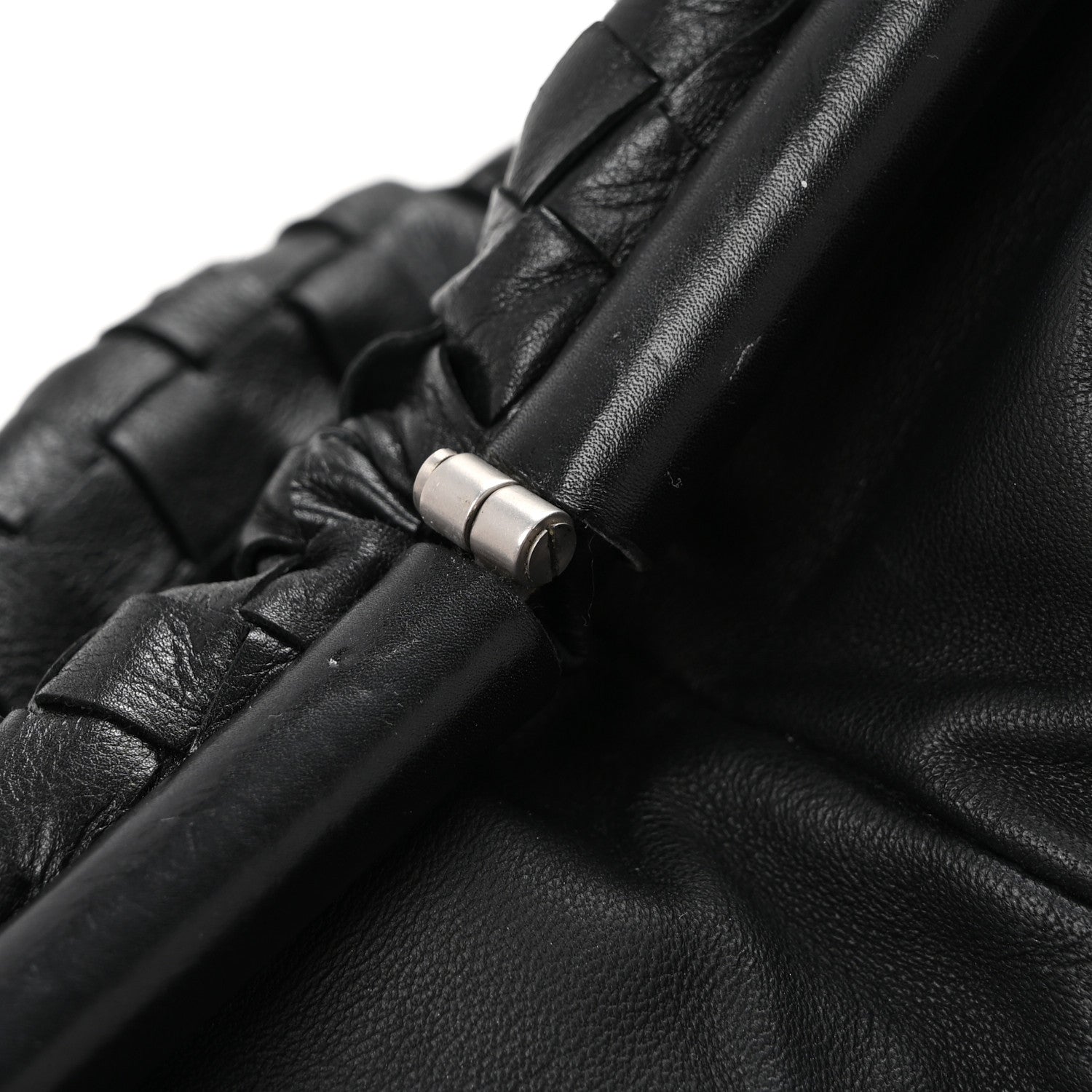 Bottega Veneta Nappa Maxi Intreccio The Pouch Oversized Clutch Black 12 of 12