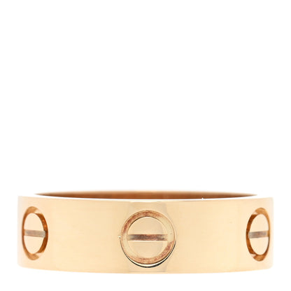 Cartier 18K Yellow Gold 5.5mm LOVE Ring 53 6.25 3 of 5