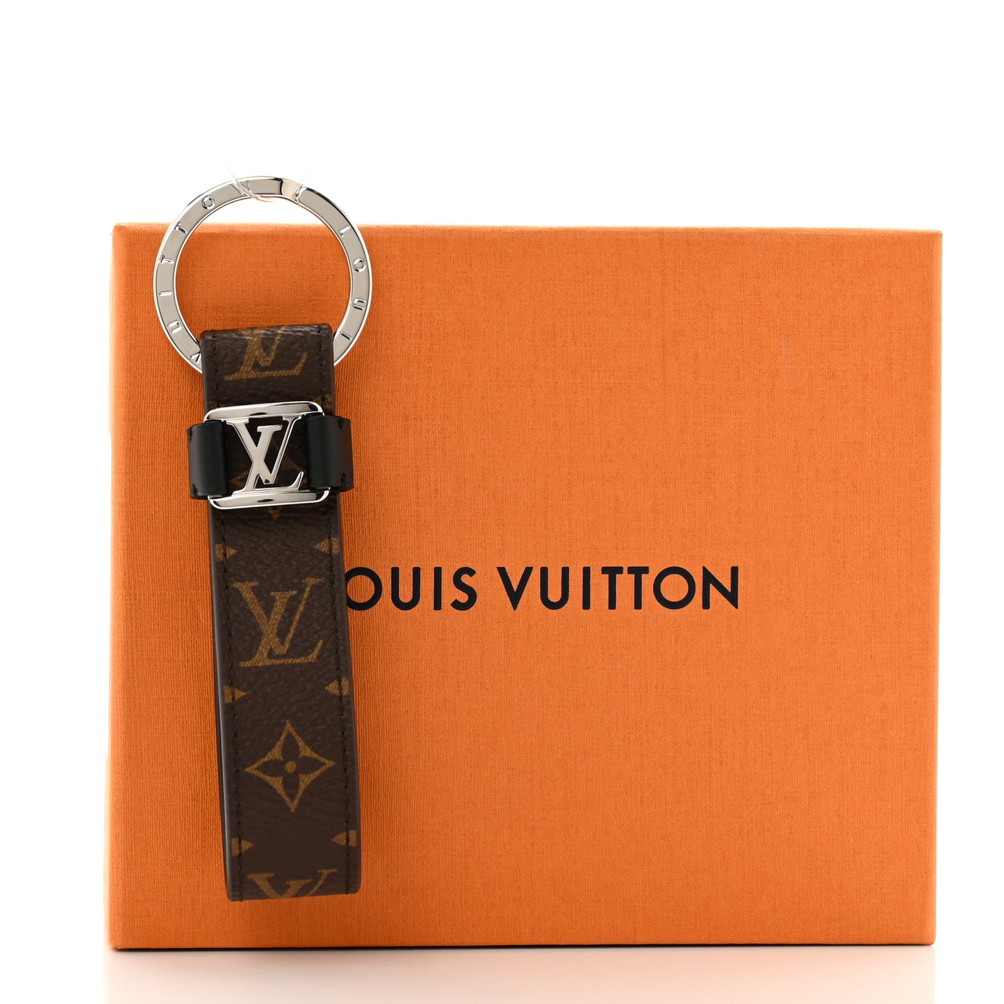Monogram LV Dragonne Bag Charm Key Holder