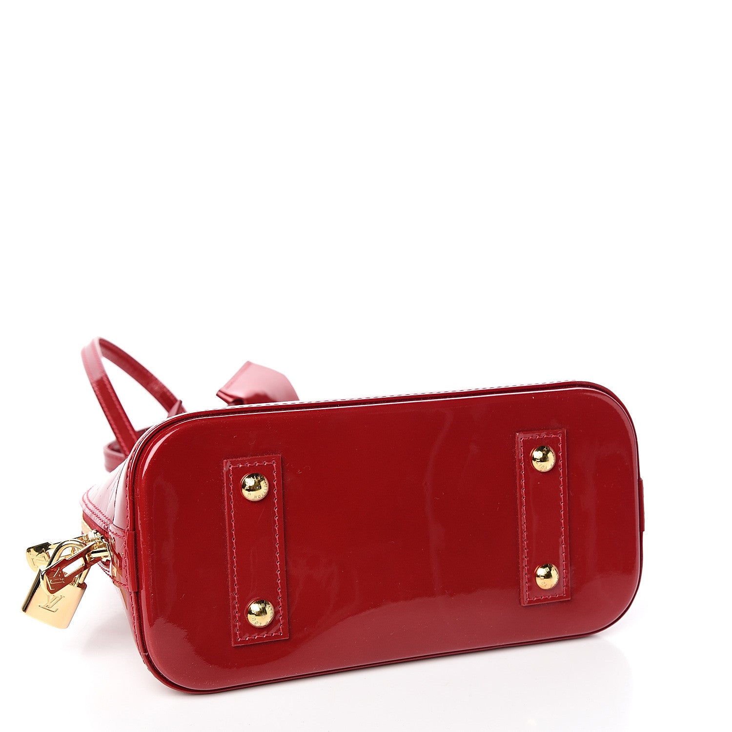 Louis Vuitton Vernis Alma BB Pomme D'Amour 3 of 8